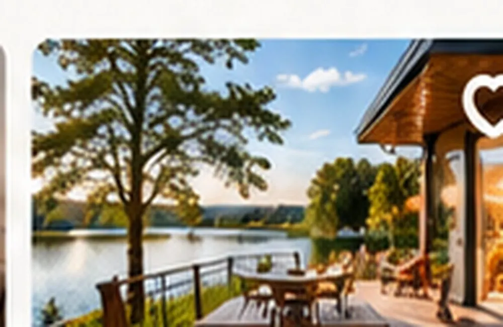 Illustrative outdoor terrace
