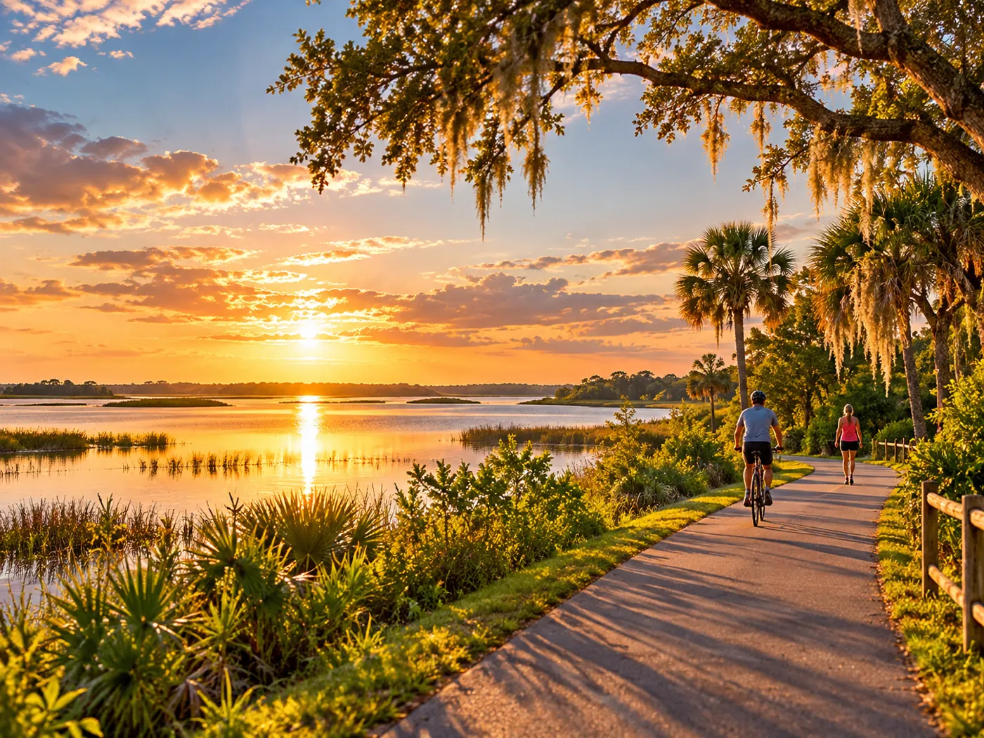 Illustrative scenic trail